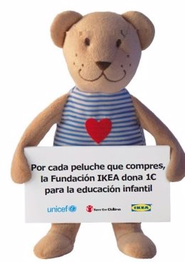 Campaña solidaria Peluches para la Educación de IKEA