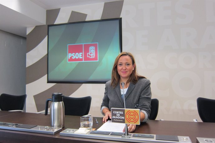 La diputada del PSOE en las Cortes de Aragón, Maite Pérez 