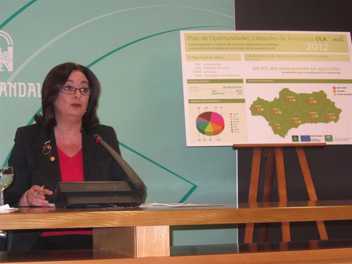 La consejera de Educación de la Junta de Andalucía, Mar Moreno