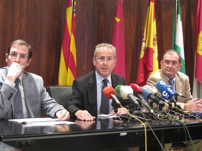 José Carlos González, Miguel Ángel Ródenas y Rafael Belchí