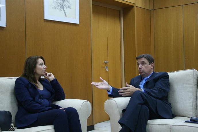 Crespo y Planas en la reunión