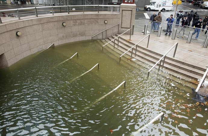 Nueva York inundada tras el paso del huracán 'Sandy'