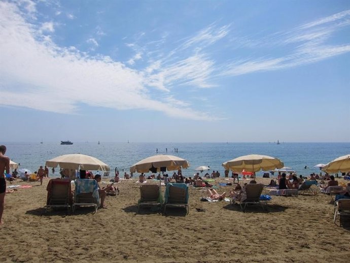 Playa en Catalunya