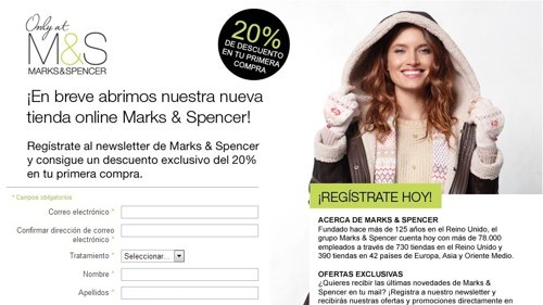 Nueva tienda 'online' en España