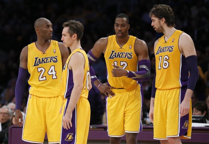 Kobe Bryant, Steve Nash, Dwight Howard, Pau Gasol, Los Angeles Lakers