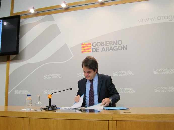 El consejero de Presidencia y portavoz del Gobierno de Aragón.