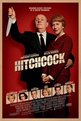 Hitchcock, Anthony Hopkins y Helen Mirren