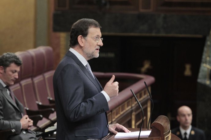 Mariano Rajoy habla en el congreso de los Diputados