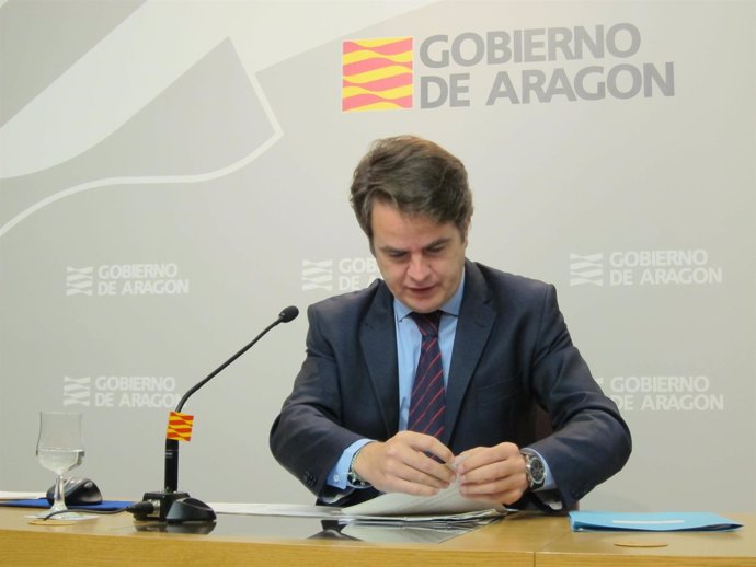 El consejero de Presidencia y portavoz del Gobierno de Aragón, Roberto Bermúdez 