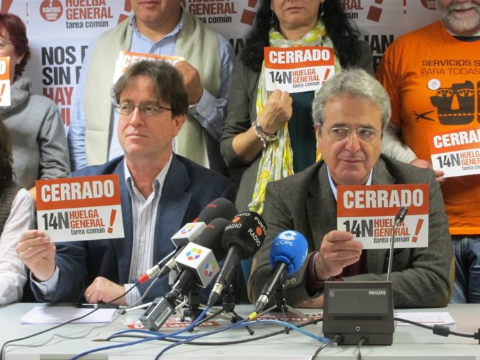 Los secretarios generales de CC.OO y UGT de Madrid