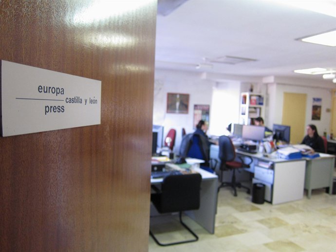 Imagen de la redacción de un medio de comunicación