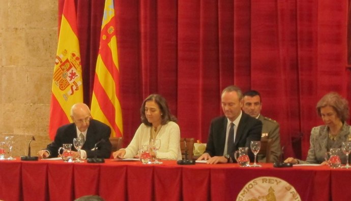 Fabra durante su discurso en los Premios 'Rey Jaime I'