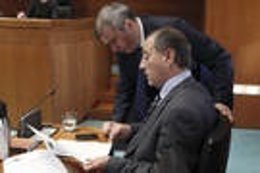 El portavoz socialista de Transportes, José Ramón Ibáñez.