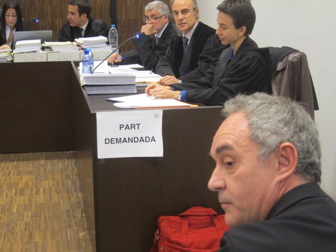 Ferran Adrià en el juicio