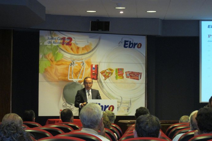 Antonio Hernández Callejas, Durante La Junta De Ebro Foods