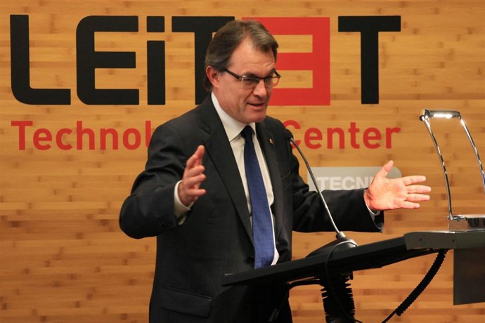 Artur Mas, en las jornadas de Leitat