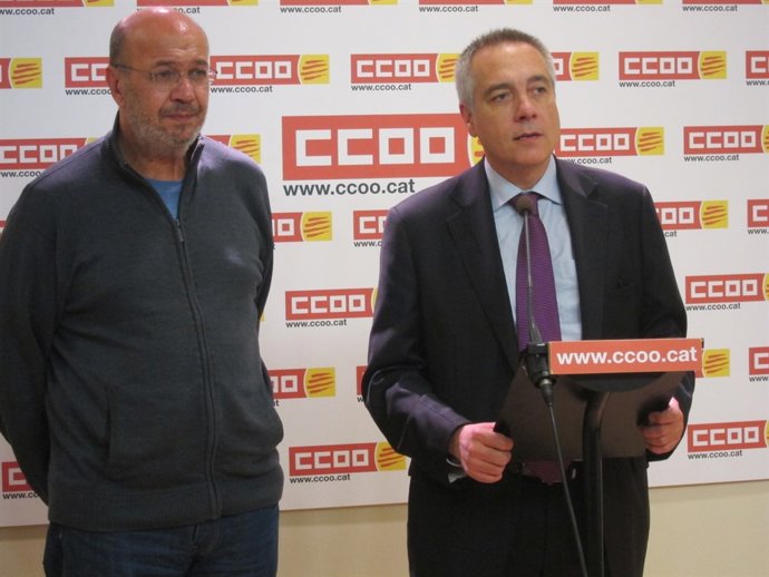 Joan Carles Gallego (CCOO Catalunya) Pere Navarro (PSC)