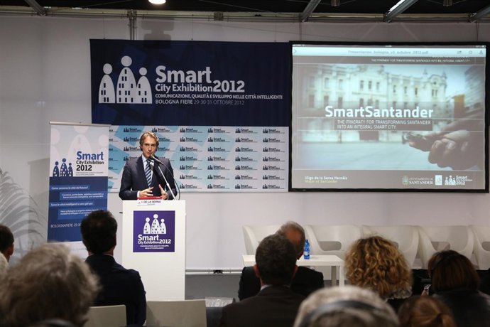 El alcalde en la Smart City Exhibition de Bolonia