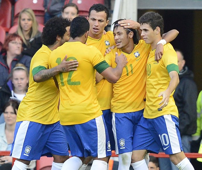 Neymar dirige la victoria de Brasil ante Gran Bretaña