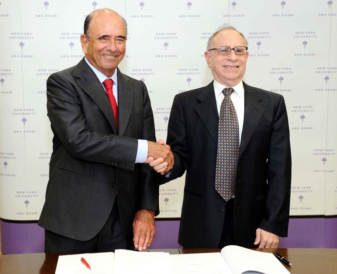 EMILIO BOTÍN ACUERDO NEW YORK UNIVERSITY ABU DHABI