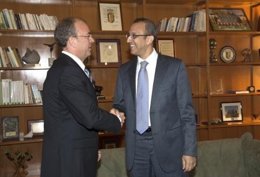 Monago y el cónsul de Marruecos