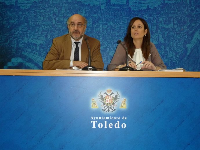 Rafael Perezagua y Ana Isabel Fernández, concejales Ayuntamiento de Toledo