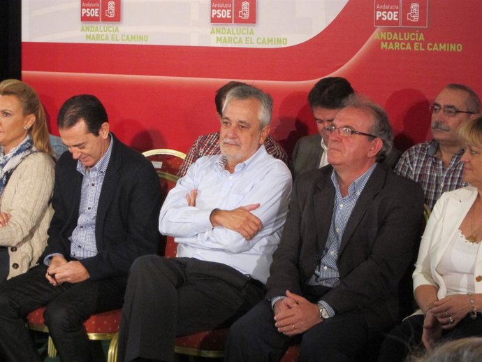 Griñán, hoy en Almería