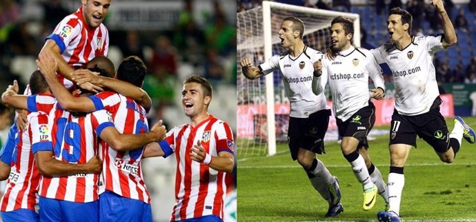 Montaje Atlético de madrid valencia CF