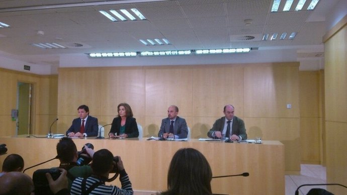 Rueda de prensa Madrid Arena en el Ayuntamiento