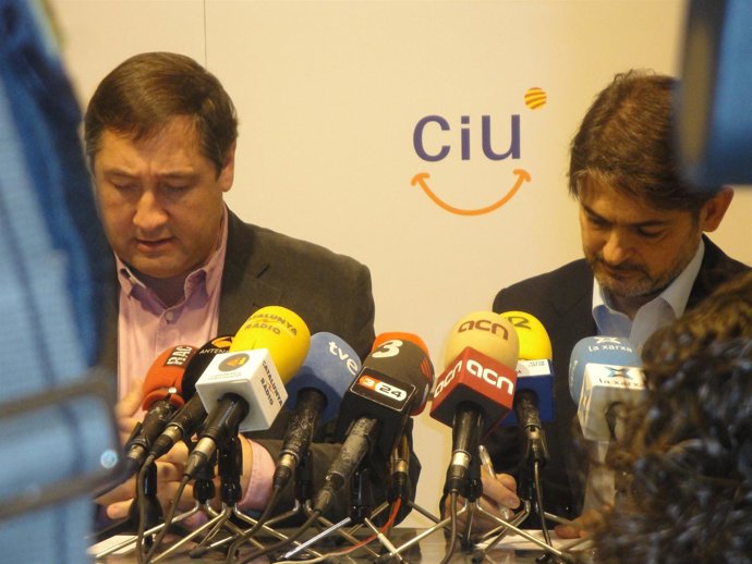 O.Pujol (CDC) Y J.M.Pelegrí (UDC)