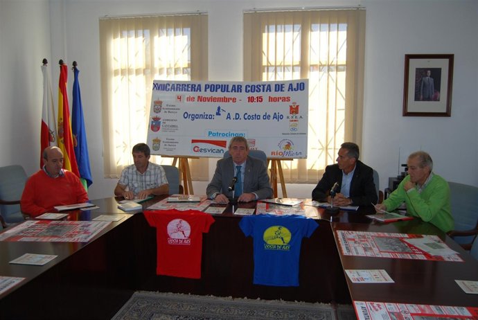 Presentación de la carrera popular Costa de Ajo