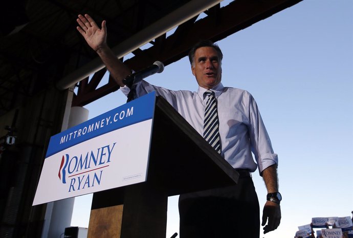 El candidato republicano a las presidenciales de EEUU, Mitt Romney