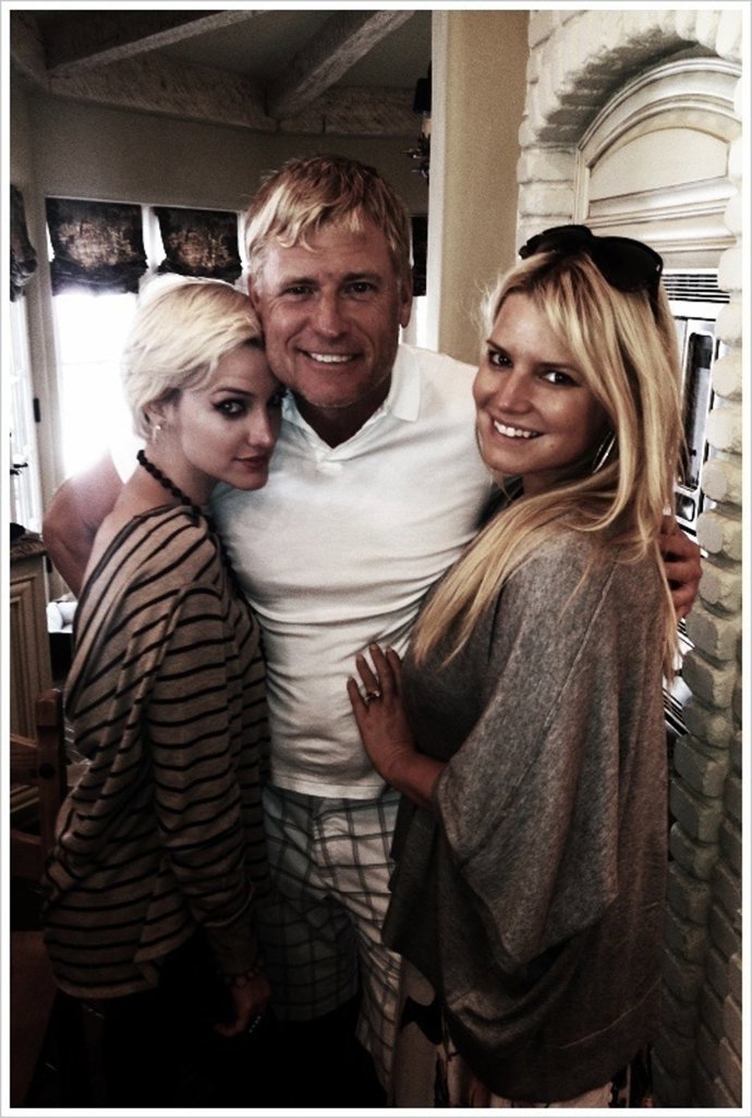 Joe Simpson e hijas