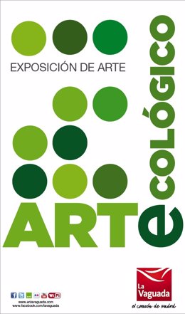 Cartel Exposición Arte Ecológico en La Vaguada