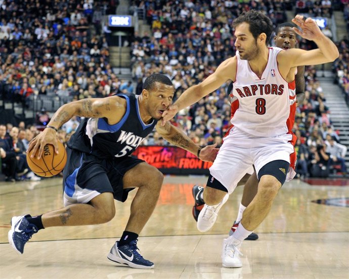 José Manuel Calderón en el Toronto Raptors - Minnesota Timberwolves