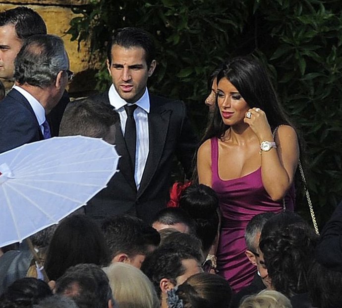Cesc Fabregas y Daniella Semaan