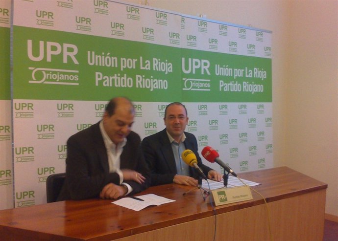 El diputado de PR+, Gil Trincado y el portavoz en el ayto. Haro, Leopoldo García