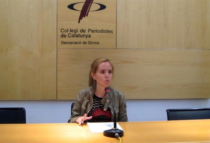 La militante de SI y presidenta de 'Escola en Català', Mercè Escarrà.