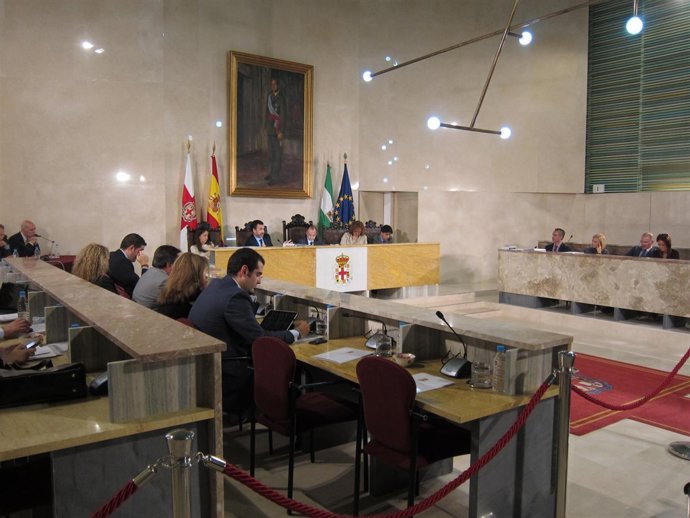 Pleno en el Ayuntamiento de Almería