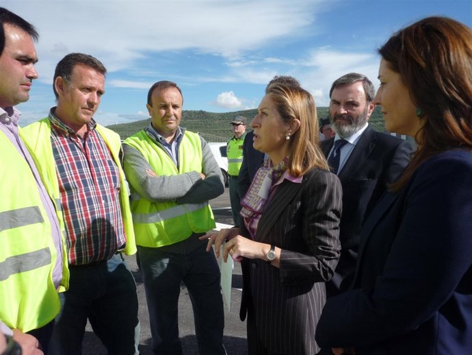 Pastor reunida con expropiados de la provincia de Jaén hoy