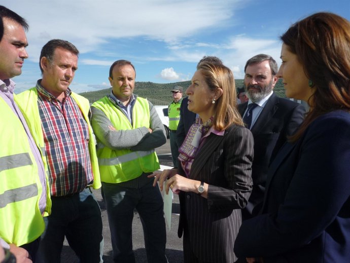 Pastor reunida con expropiados de la provincia de Jaén hoy