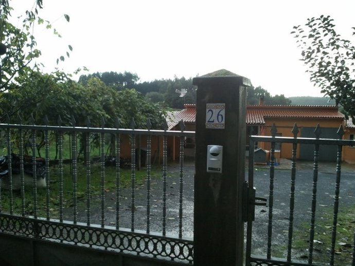Casa donde fue hallado muerto un matrimonio de Narón (A Coruña).