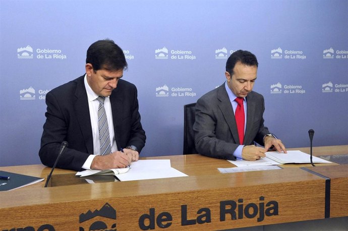 Firma convenio 'la Caixa' y el Gobierno riojano