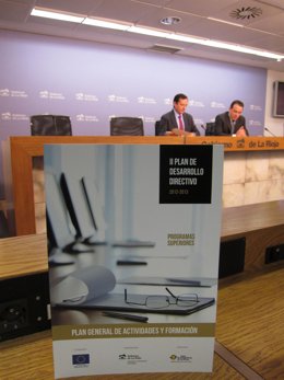 Erro y Blanco, en la rueda de prensa