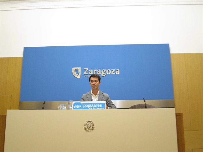 El concejal del PP en el Ayuntamiento de Zaragoza, Pedro Navarro