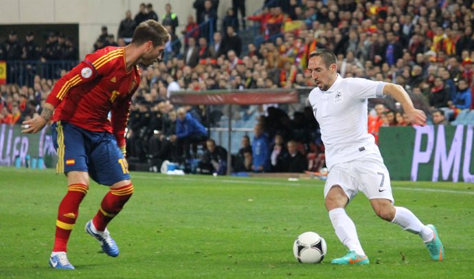 Ramos Ribéry España Francia 