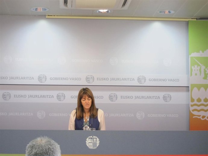 La protavoz del gobierno vasco, Idoia mendia,