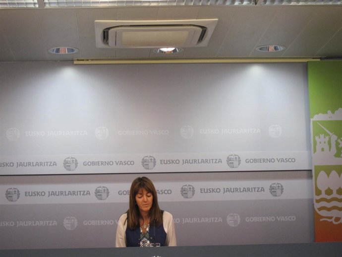 La portavoz del gobierno vasco en funciones  idoia mendia