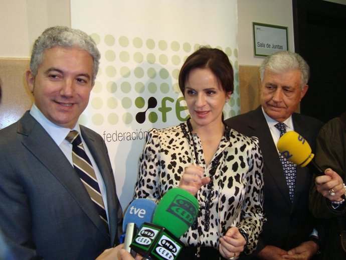 Silvia Clemente, en su visita a Segovia.