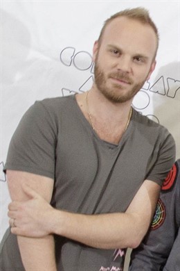 Will Champion, el batería de la banda británica Coldplay